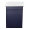 Small Vanity, Floating, Modern, Blue, 16